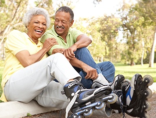 The psychological benefits of dentures include the confidence to be social