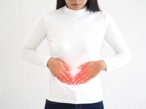 Woman with Crohn’s disease.